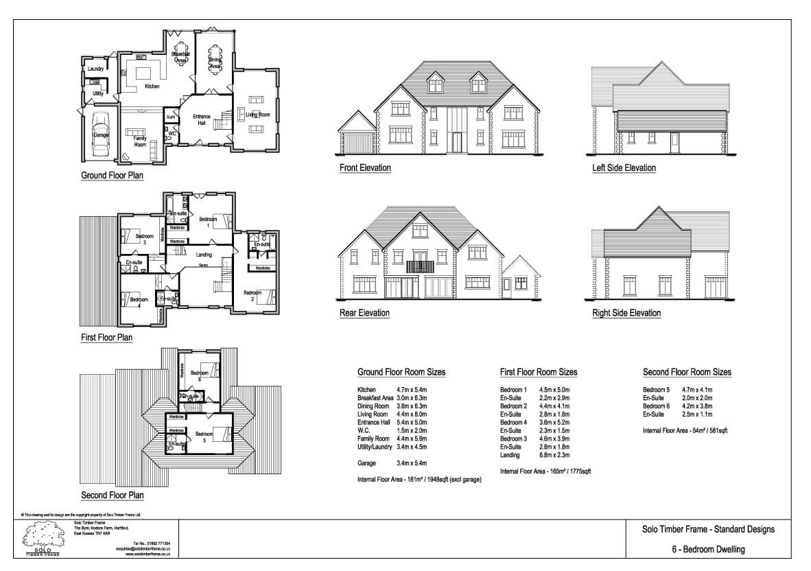 Ghylls Lap 6 Bedroom House Design Designs Solo Timber Frame